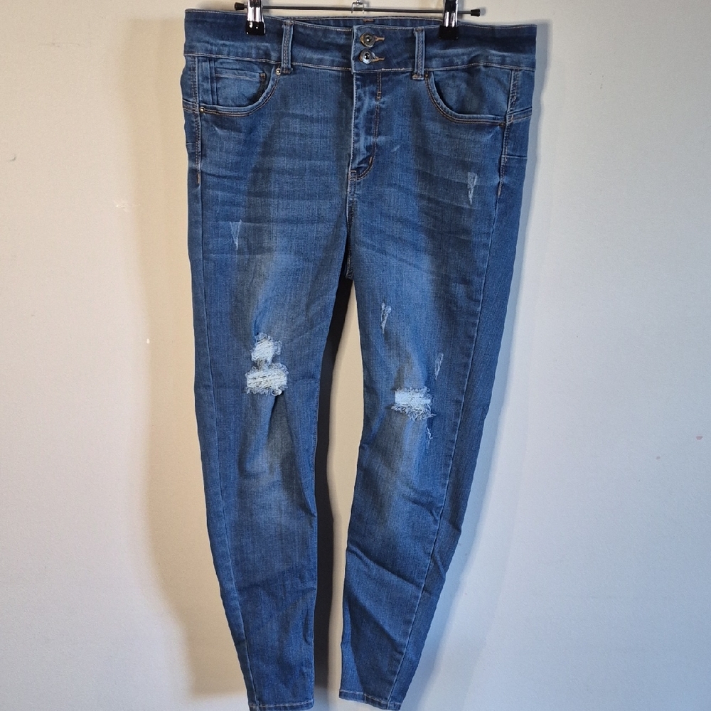Wax Jean Classic Blue Cropped Denim
